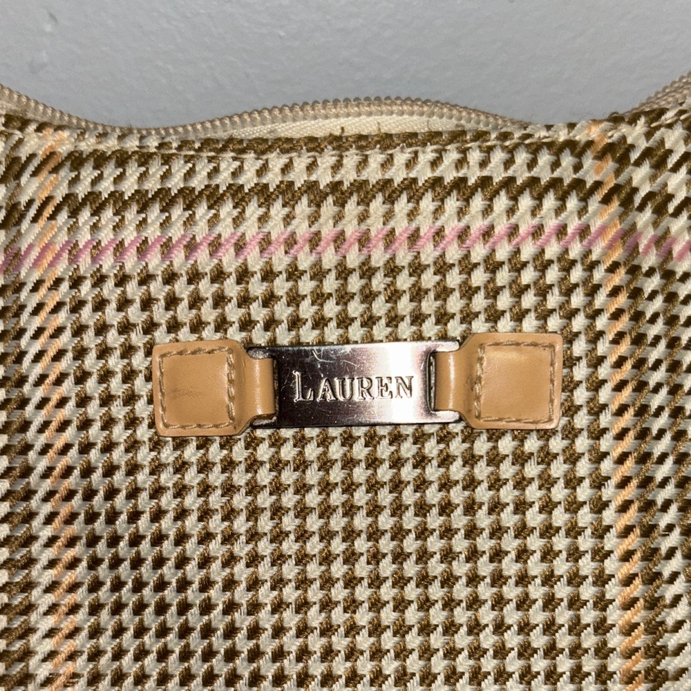EUC LAUREN RALPH LAUREN Plaid Shoulder Bag - Picture 3 of 16